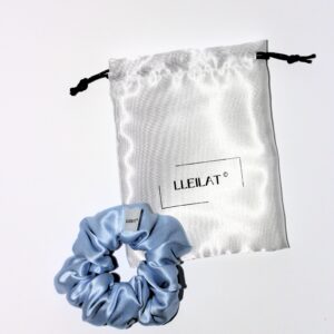 SEIDEN SCRUNCHIE — BABYBLAU