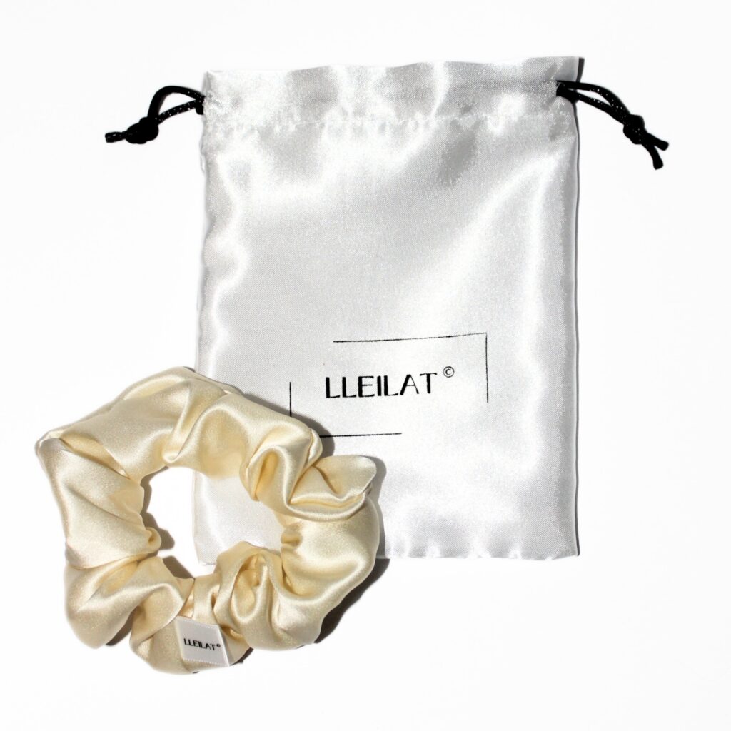 Pure Silk Scrunchie Cream